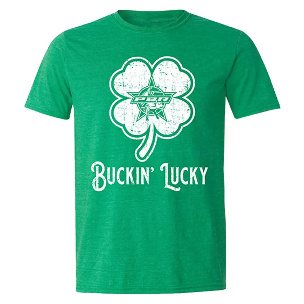 Pbr St. Patrick's Day "Buckin' Lucky" T-Shirt 1