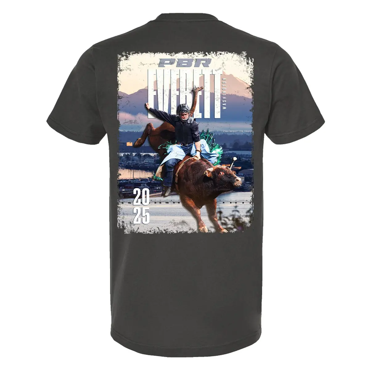 Pbr Everett 2025 Velocity Tour City T-Shirt - Grey 1