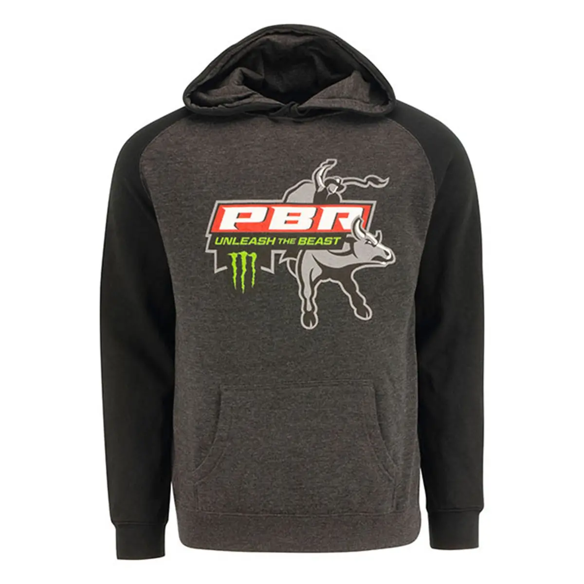 Pbr Unleash The Beast Tour Sweatshirt - Grey And Black 1