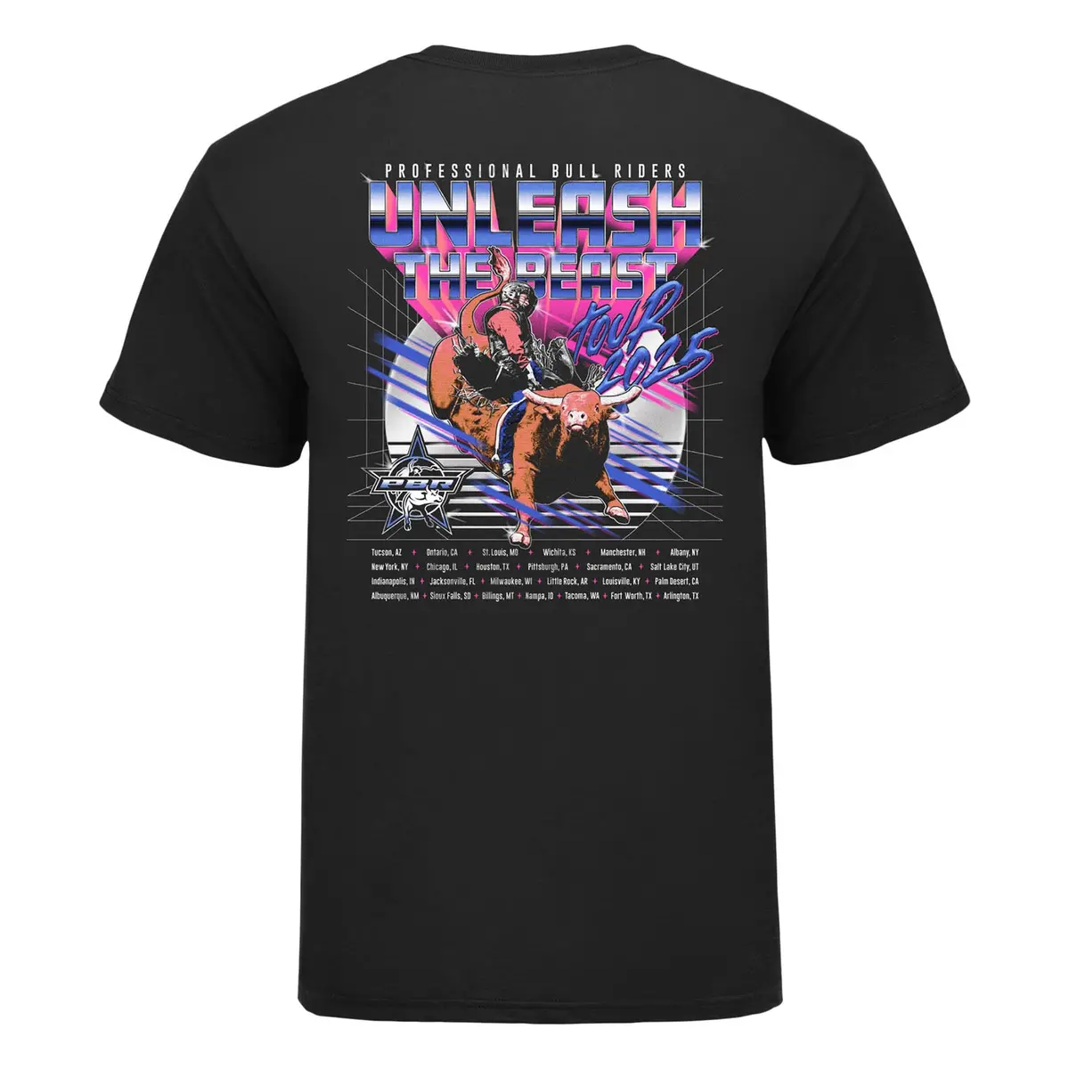 Pbr Unleash The Beast 2025 Routing T-Shirt - Black 1