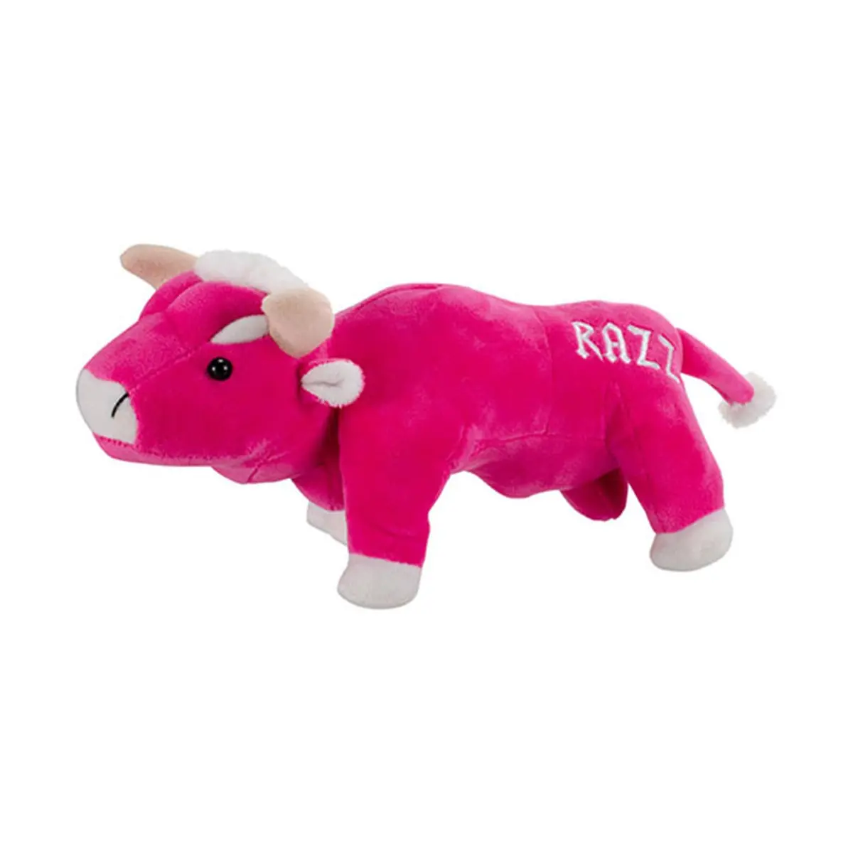 Pbr Razz Plush Bull - Pink 1