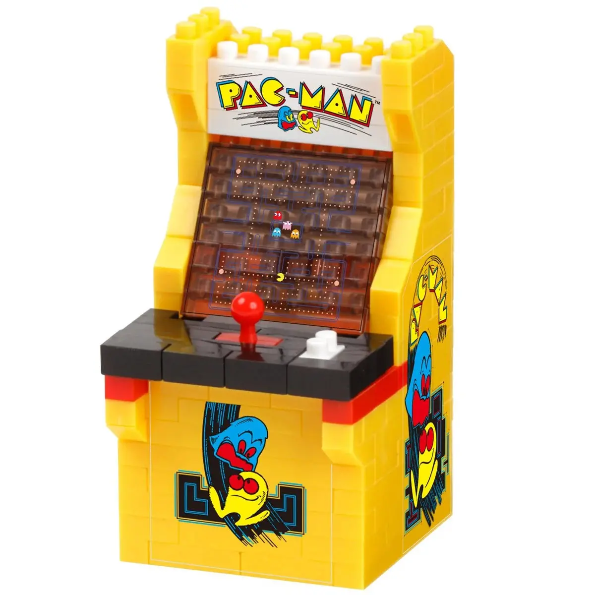 Nanoblock: Character Collection Nbcc 107 Official Pac-Man Arcade Machine Constructible Figure 22209 Low Stock 1