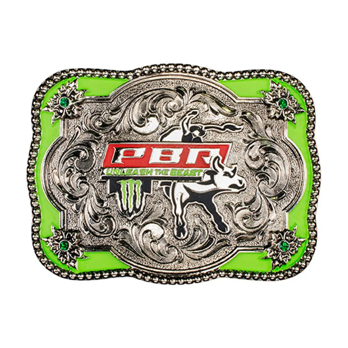 Pbr Unleash The Beast Tour Belt Buckle 1
