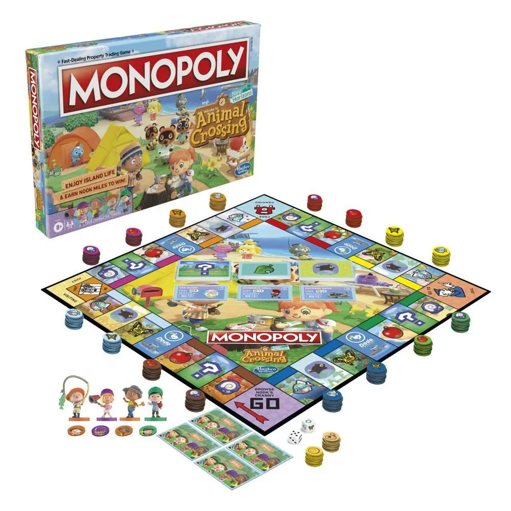 Monopoly: Animal Crossing New Horizons Edition Board Game Low Stock 1