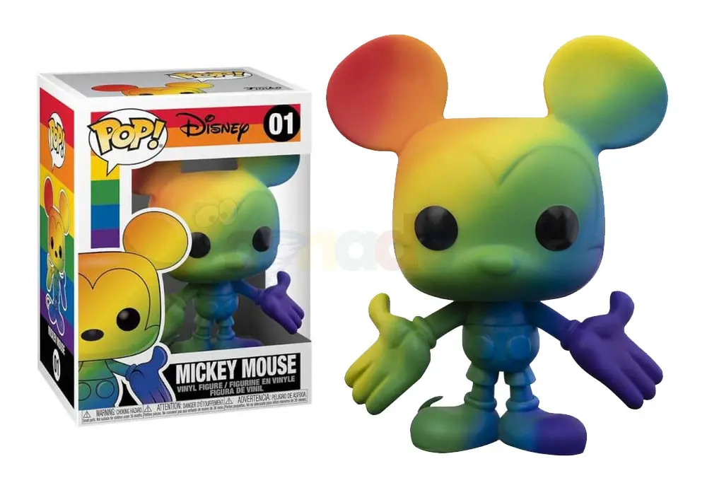 Funko Pop! Disney #01 - Mickey Mouse (Pride) Vinyl Figure (56580) Low Stock 1