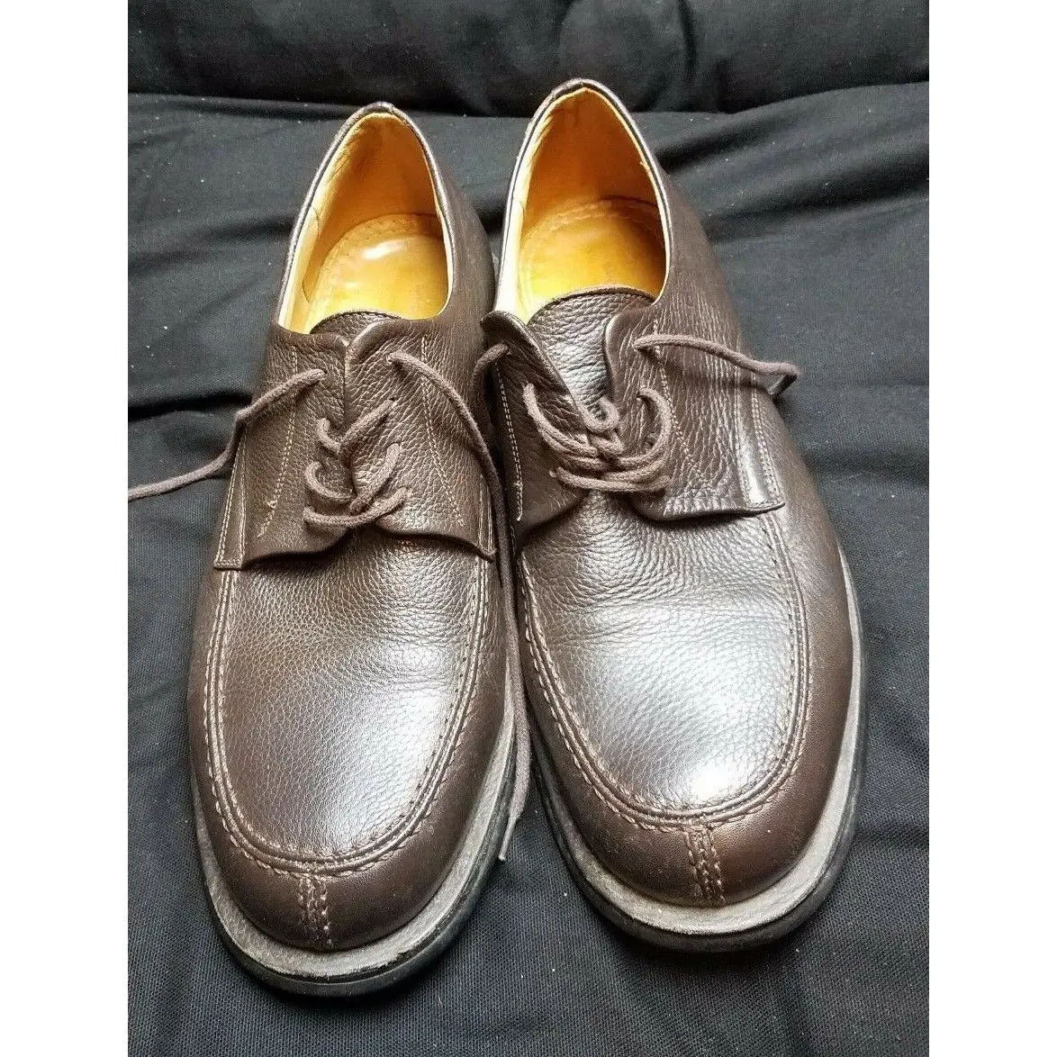 Sandro Moscoloni Vineyard Brown Leather Dress Shoes Oxfords Mens 10.5 D 3060 1
