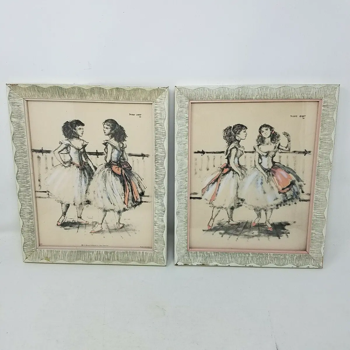 Vintage Pierre Godet 54 Ballerinas Framed Prints Ballet Dancer 2 Pictures Art 1