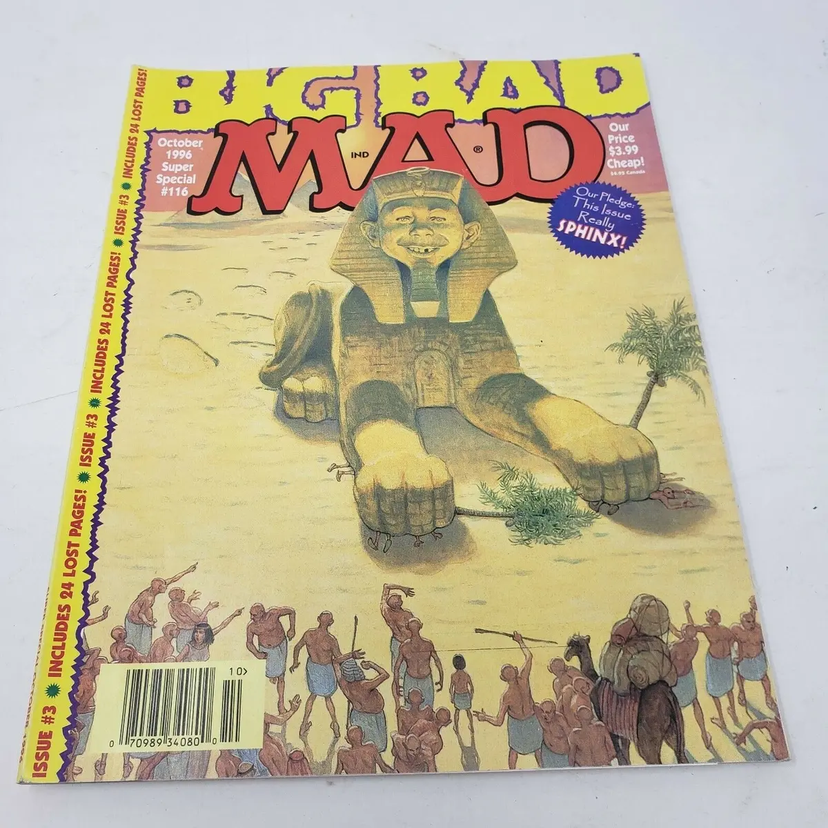 Big Bad Mad Magazine Super Special October 1996 #116 Vintage Sphinx Issue #3 1