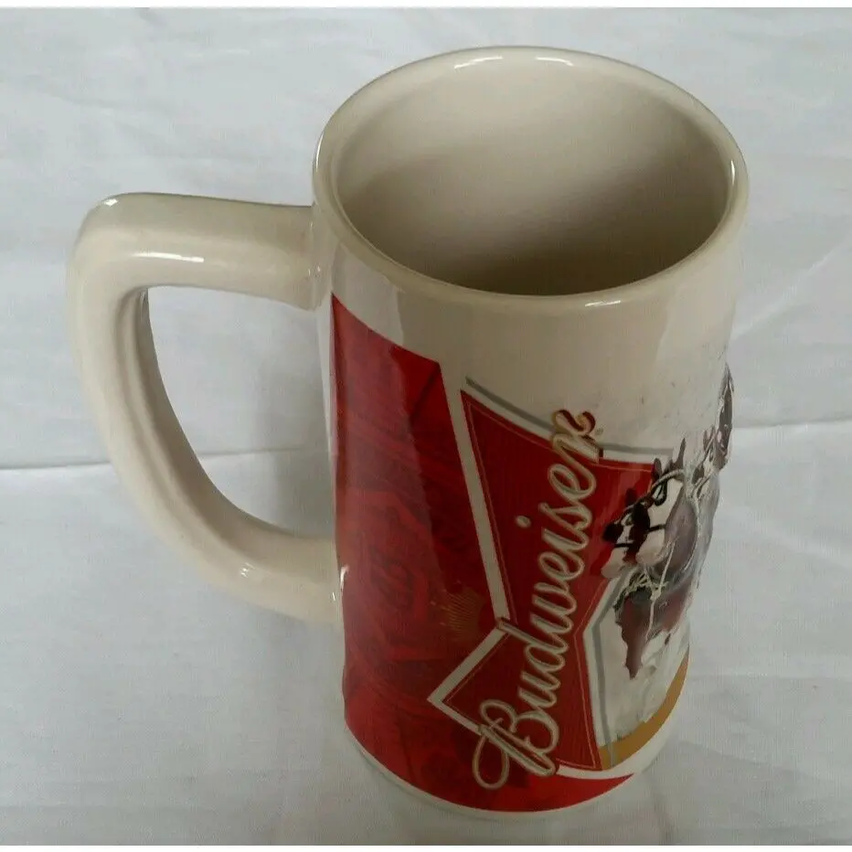 2012 Budweiser Holiday Beer Stein Winter Wonderland Handcrafted Numbered 1