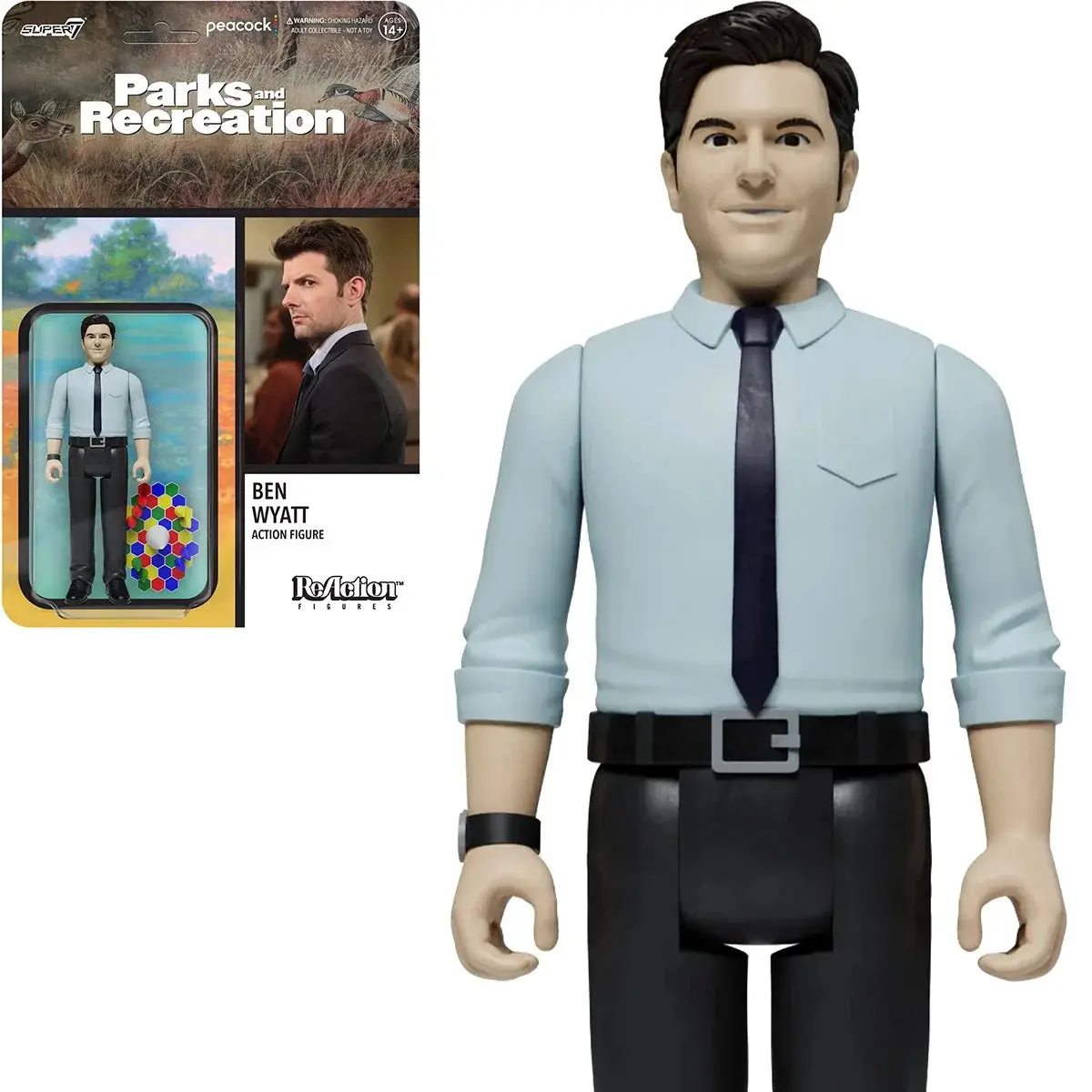 Super7 Reaction Figures - Parks And Recreation - Wave 1- Wyatt Action Figure (81980) Low Stock 1