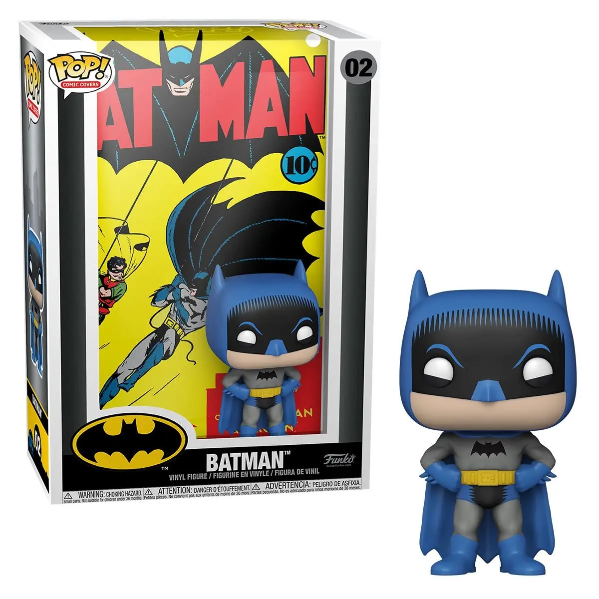 Funko Pop! Comic Covers #02 - Batman #1 Vinyl Figure, Backdrop And Hard Protector Case (57411) 1