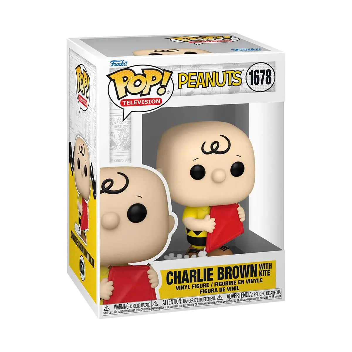 Funko Pop! Television #1678 - Peanuts - Charlie Brown (With Kite) Vinyl Figure (83506) 1