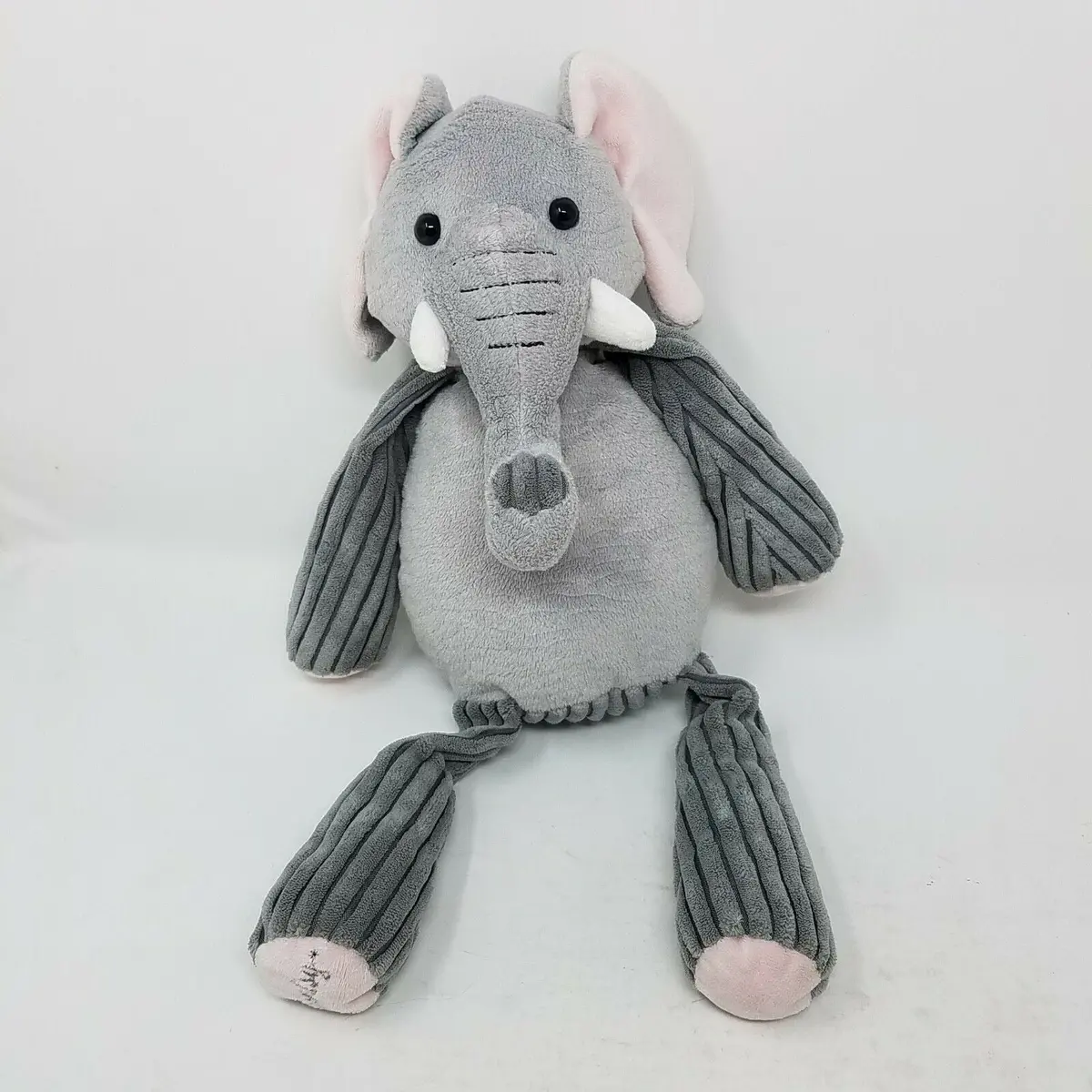 Scentsy Buddy Ollie The Elephant Plush Stuffed Toy 2010 Retired Gray Chenille 1