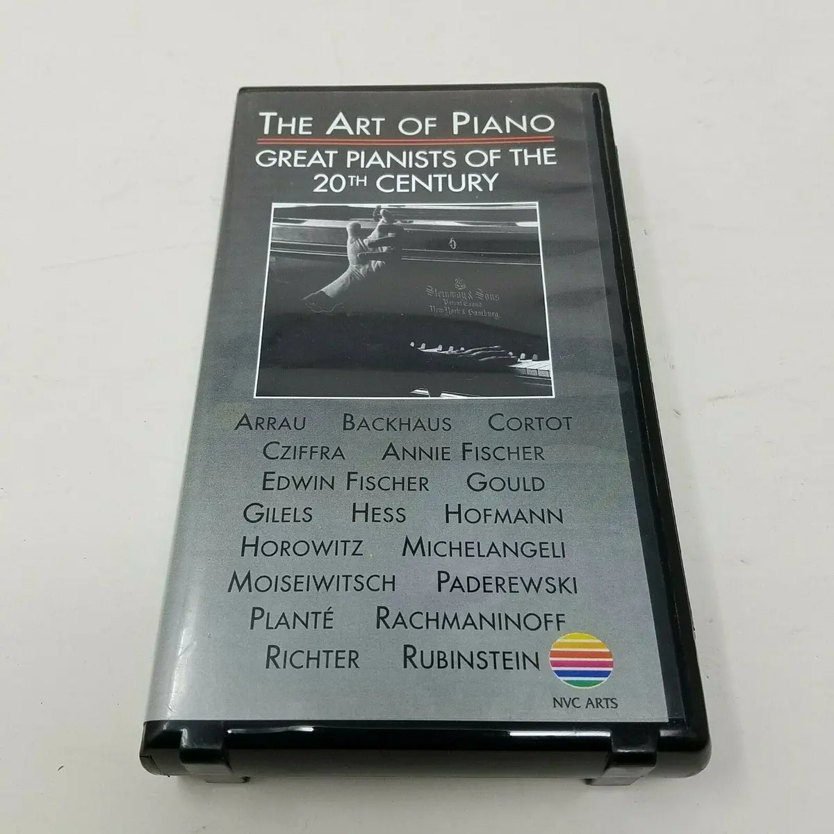 The Art Of Piano Great Pianists Of The 20Th Century Vhs Tape Music Education 1