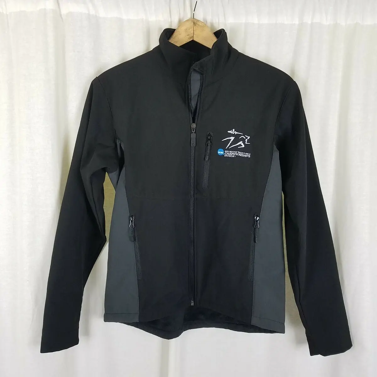 Ncaa 2012 Track & Field Microfiber Warm Up Windbreaker Jacket Mens M Contrast 1