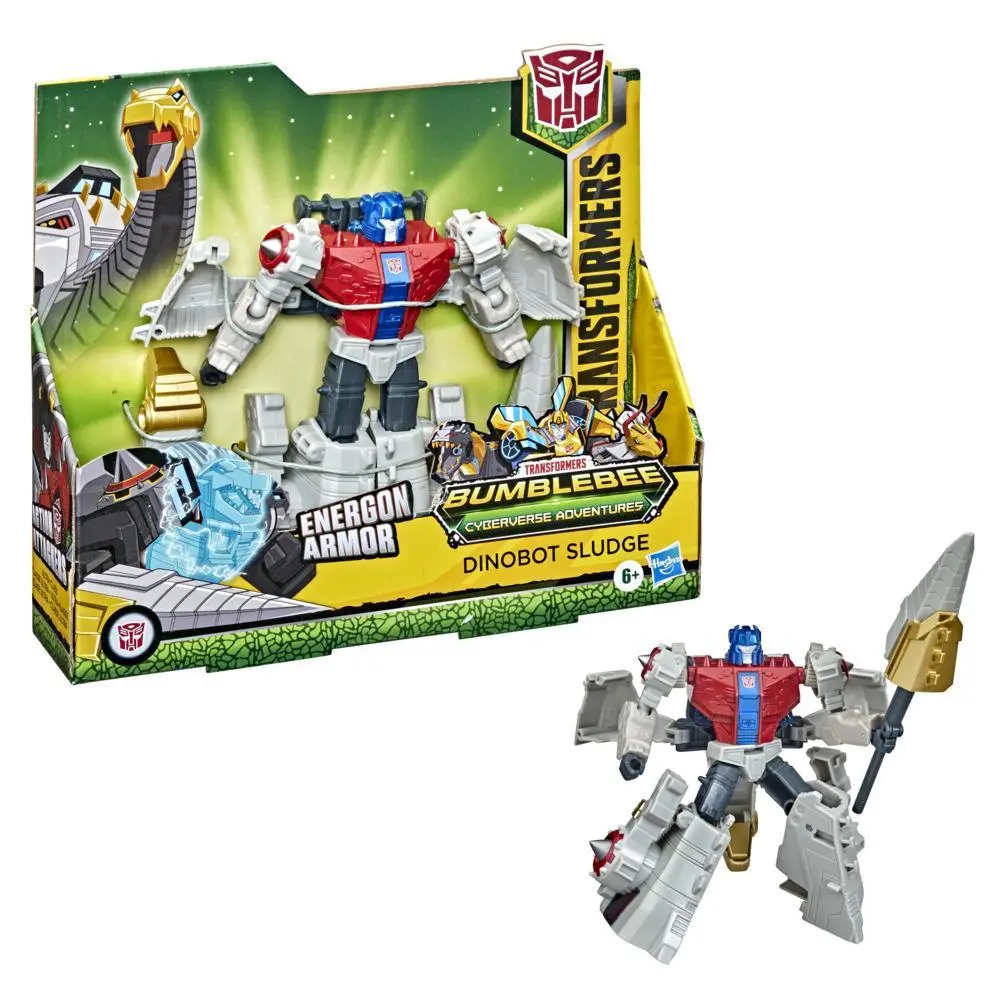 Transformers Bumblebee Cyberverse Adventures - Ultra Class Dinobot Sludge Action Figure (F2754) 1