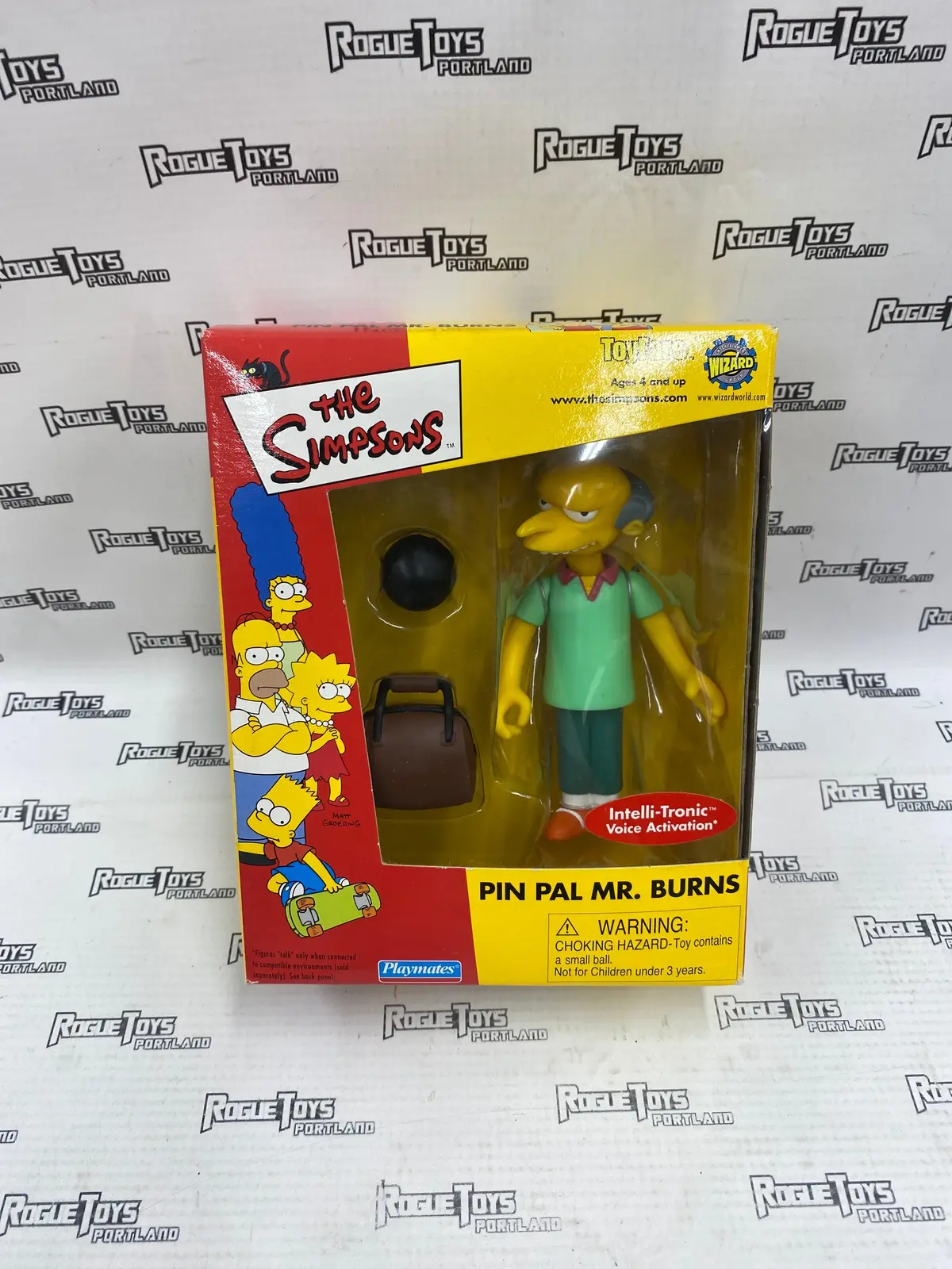 The Simpsons World Of Springfield Toyfare Exclusive Pin Pal Mr. Burns 1