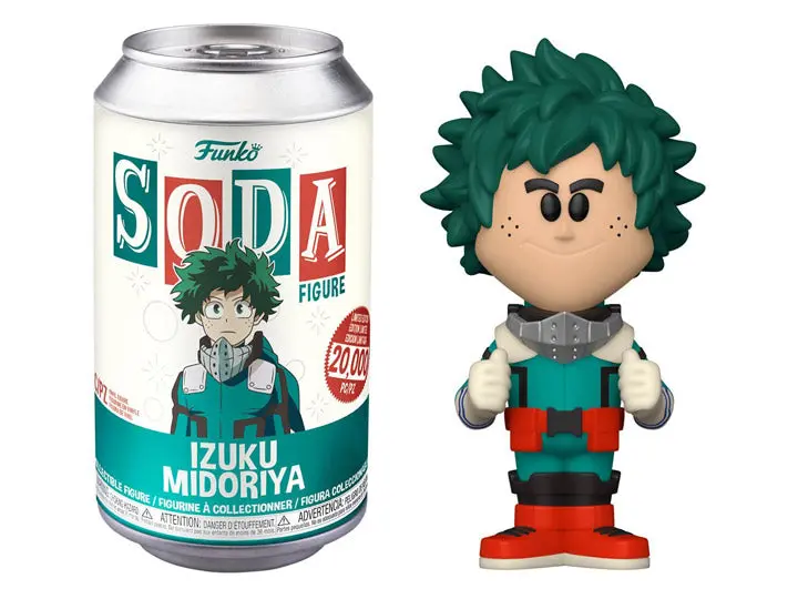 Funko Vinyl Soda - My Hero Academia Izuku Midoriya W/Possible Chase Vinyl Figure Low Stock 1