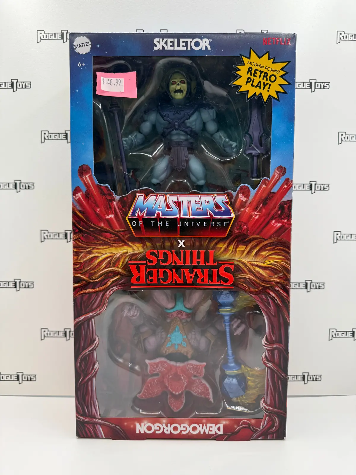 Mattel Masters Of The Universe (Motu) X Stranger Things Skeletor & Demogorgon 1