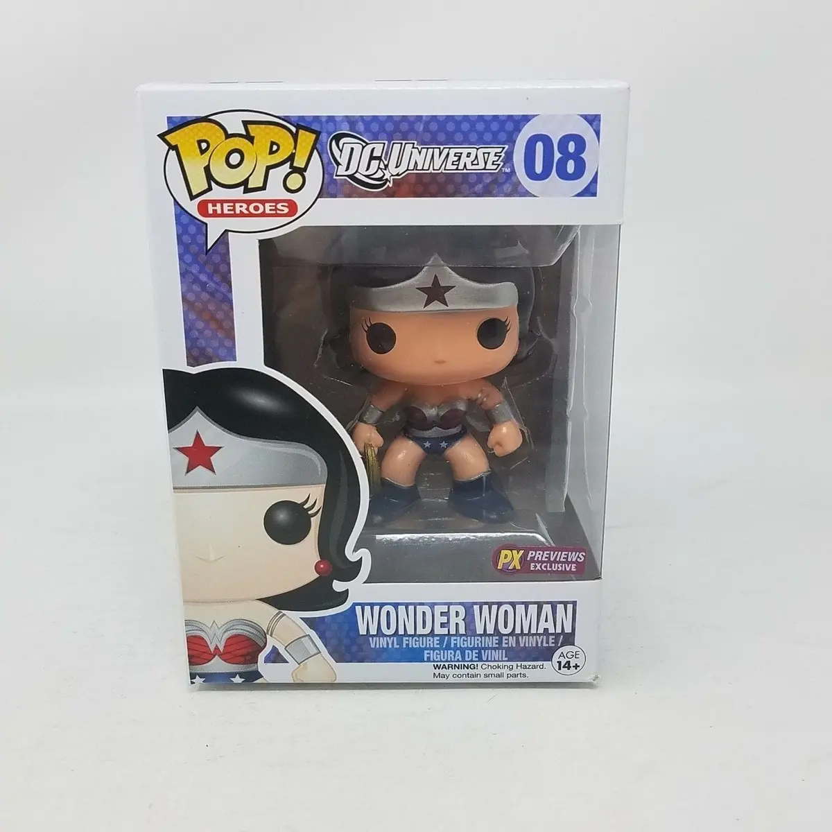 Funko Pop! Dc Universe Wonder Woman 08 Px Previews Exclusive Vinyl Figure Nib 1