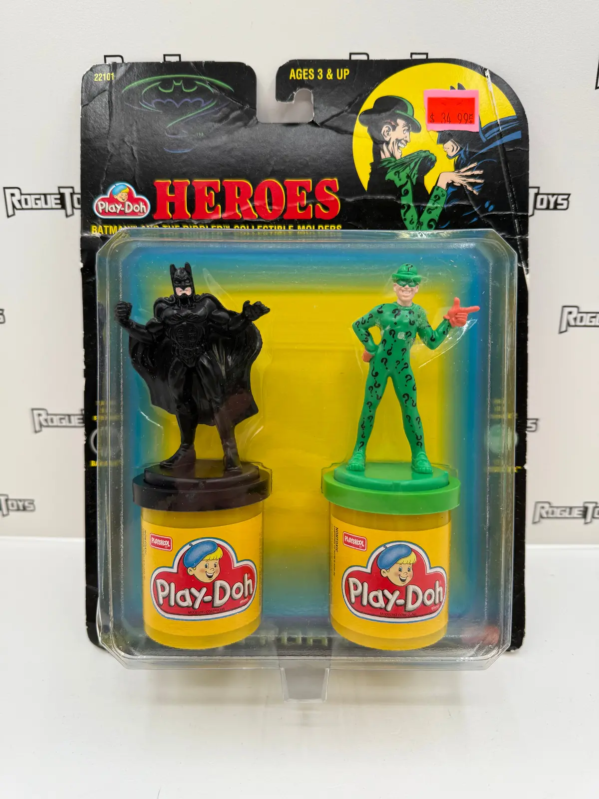 Playskool Play-Doh Heroes Batman Forever Batman And The Riddler Collectible Molders 1