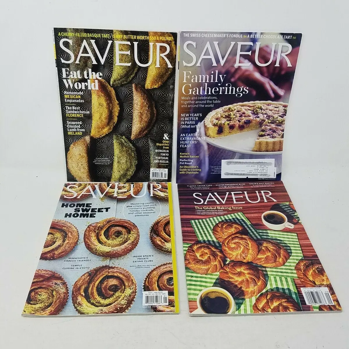 Saveur Magazine 2017 2018 Lot Of 4 186 188 192 Editions Issues Cooking Food 1