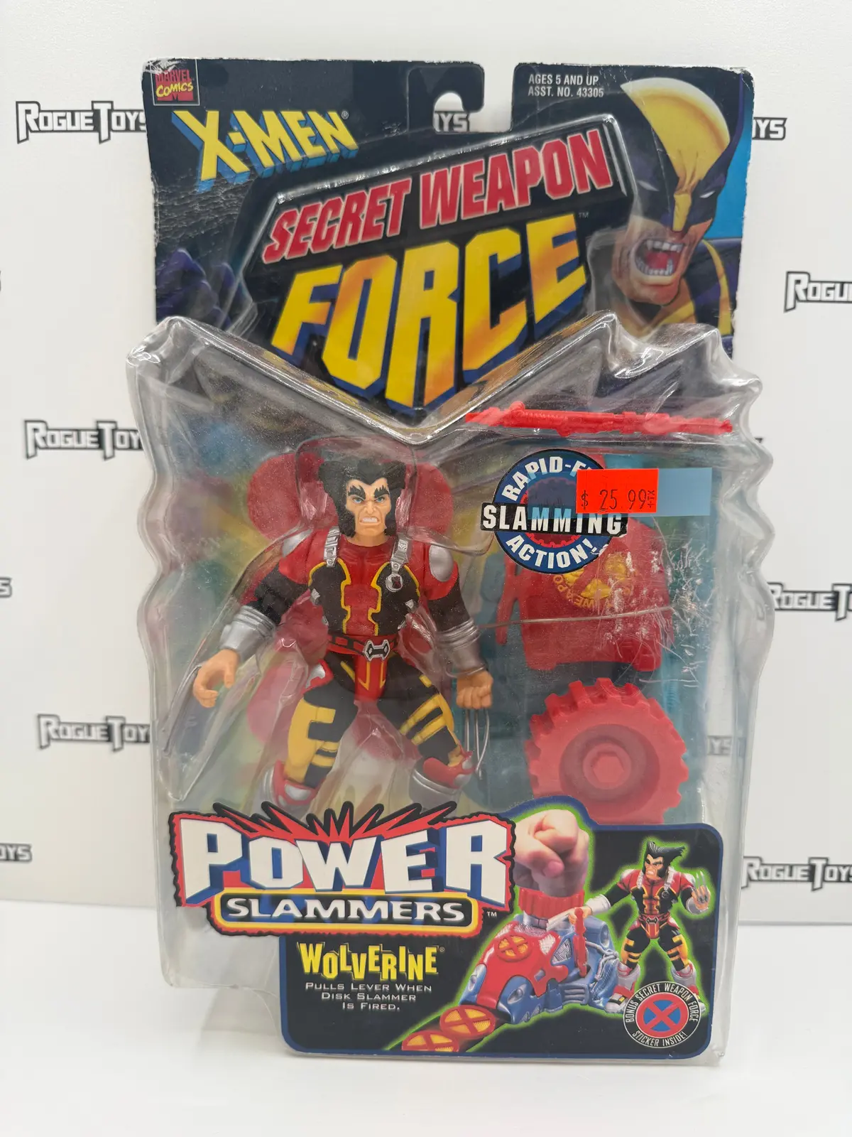 Toybiz Marvel Comics X-Men Secret Weapon Force Power Slammers Wolverine 1