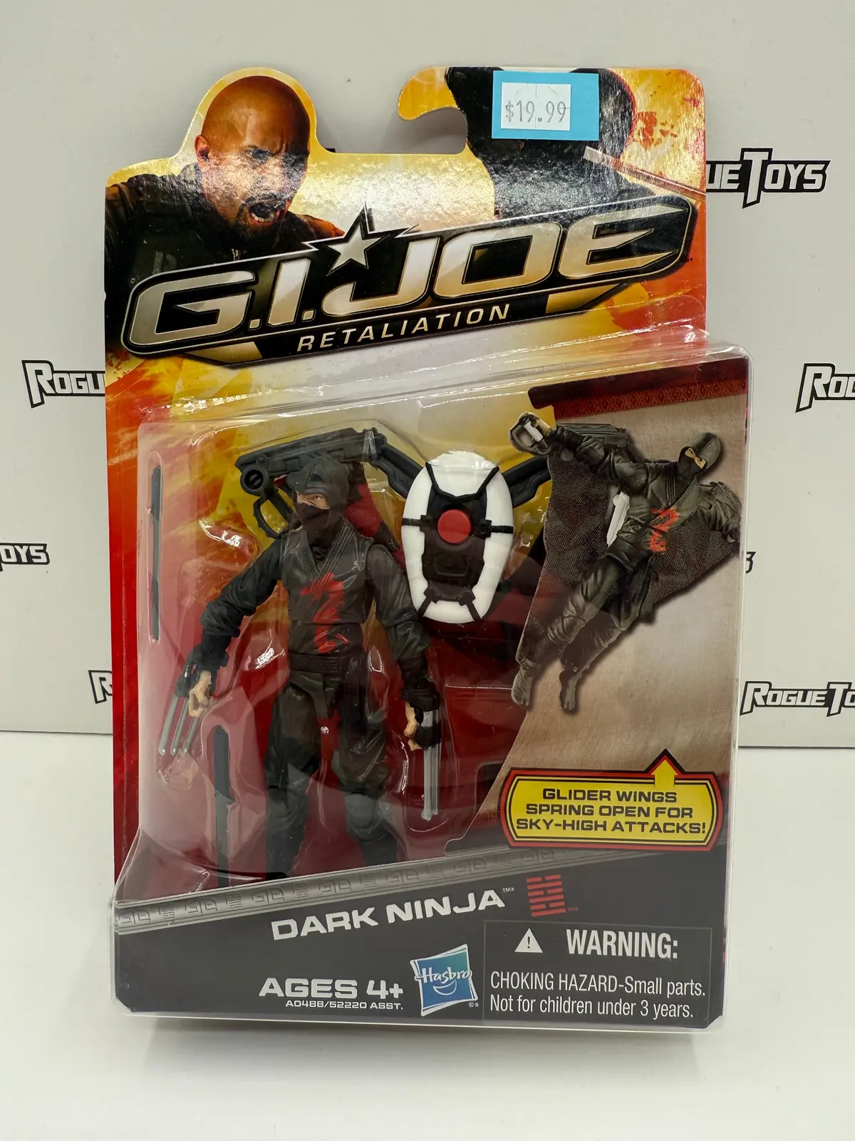 Hasbro G.I. Joe Retaliation Dark Ninja (Glider Wings Spring Open For Sky-High Attacks!) 1