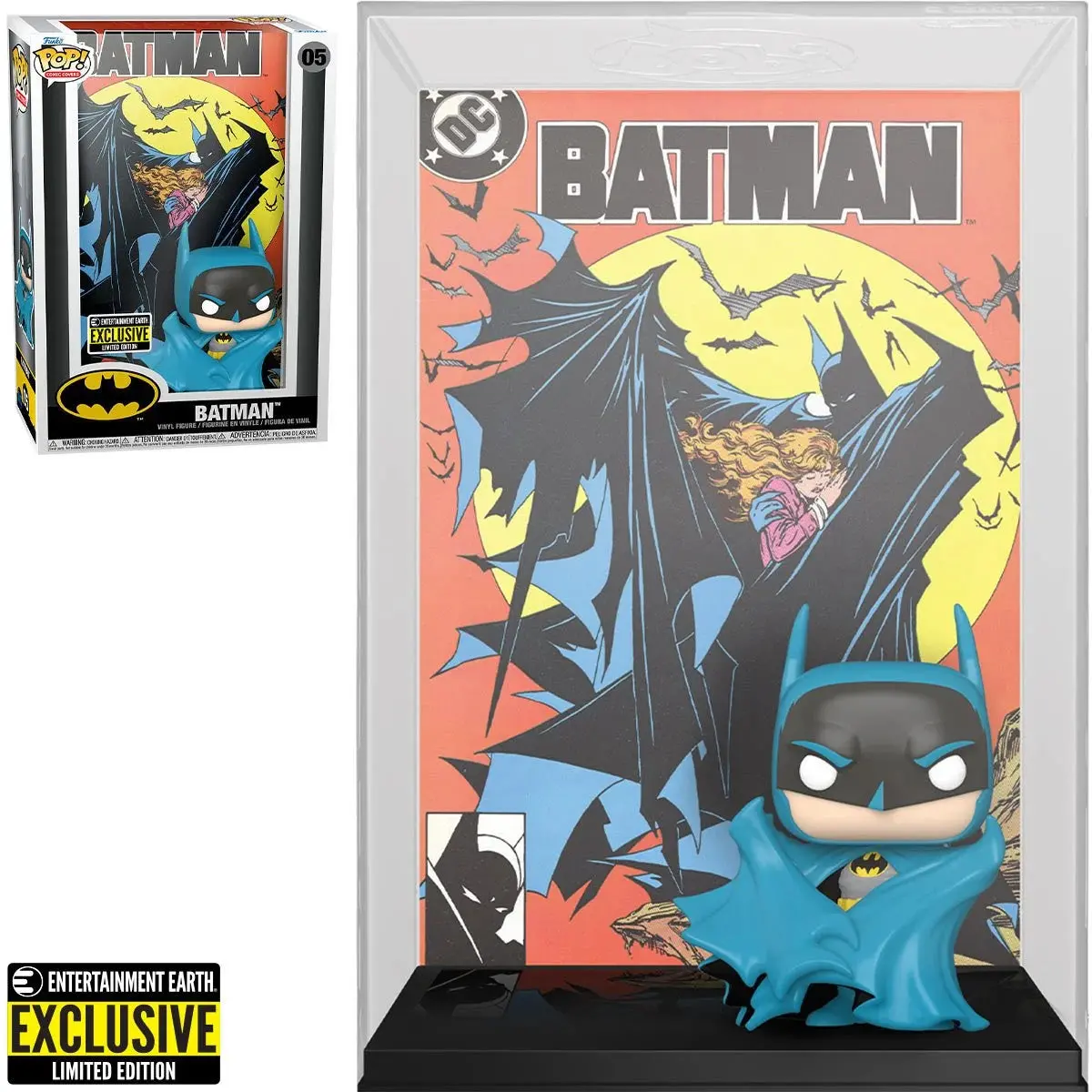 Funko Pop! Comic Covers - #05 - Batman #423 (Mcfarlane) Ee Exclusive Vinyl Figure With Case (62705) Low Stock 1