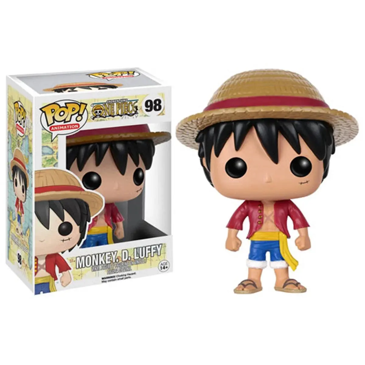 Funko Pop! Animation #98 - One Piece - Monkey D. Luffy Vinyl Figure (05305) 1
