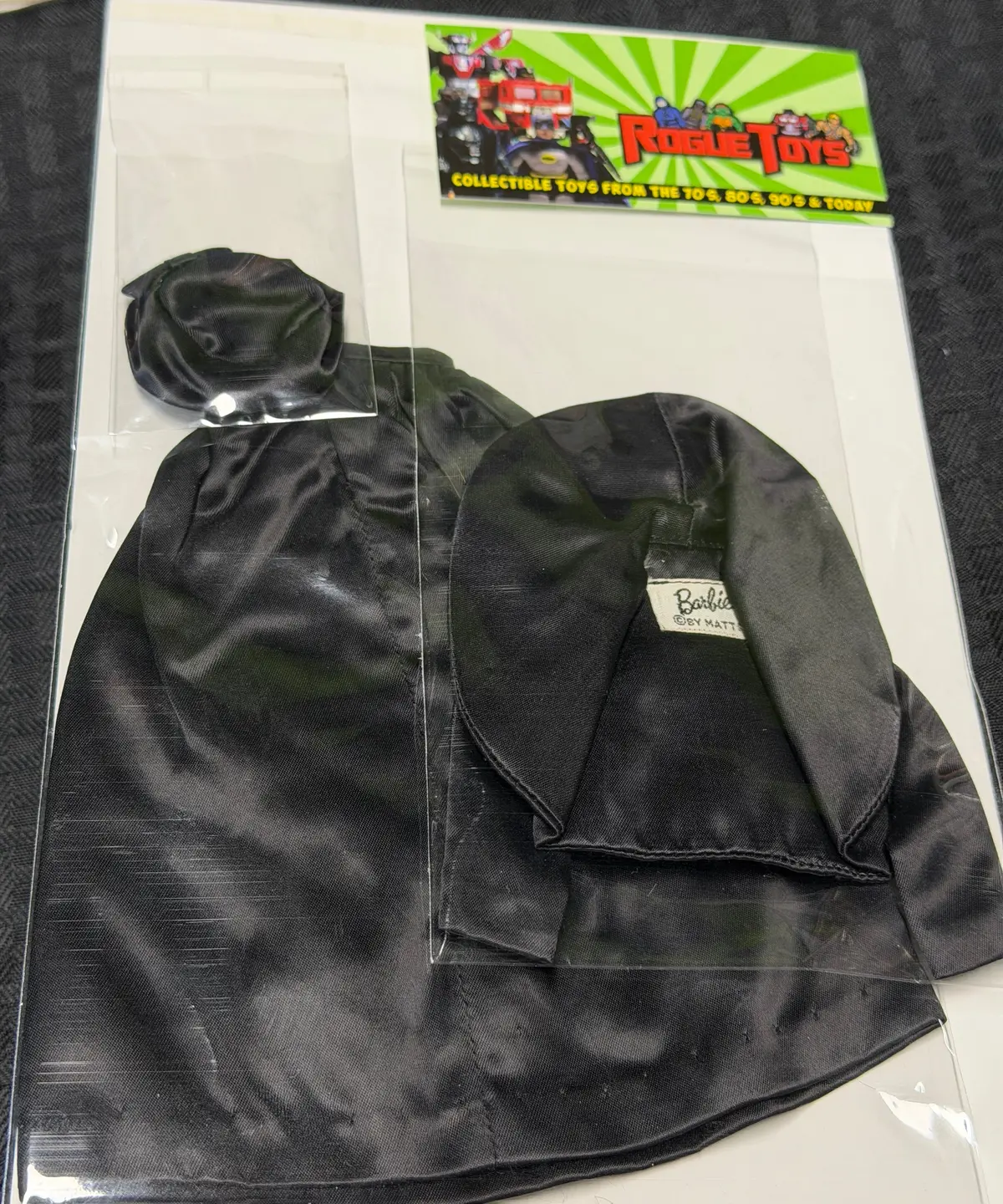 Mattel Barbie Fashions Satin Bolero In Black Pak 1