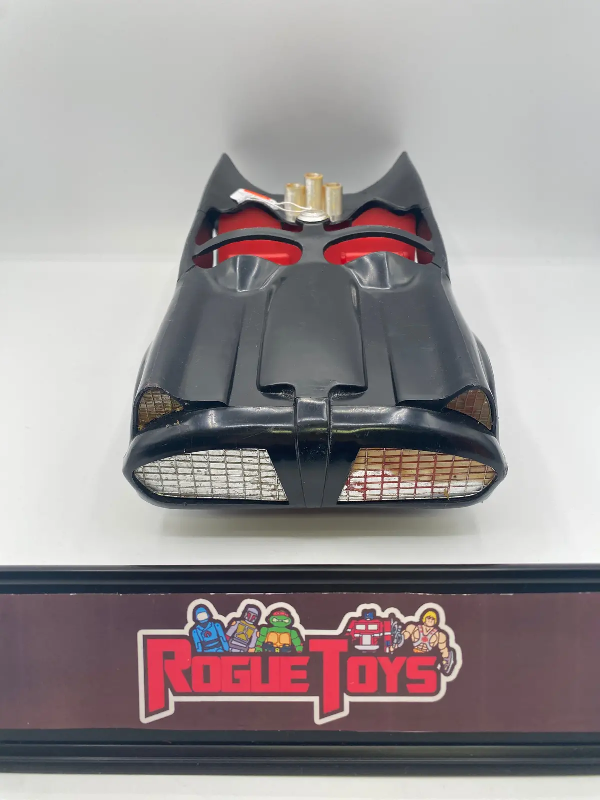 Mego 1974 Vintage Dc Super Heroes Batman’S Batmobile (No Back Sticker, Replaced Door Stickers) 1