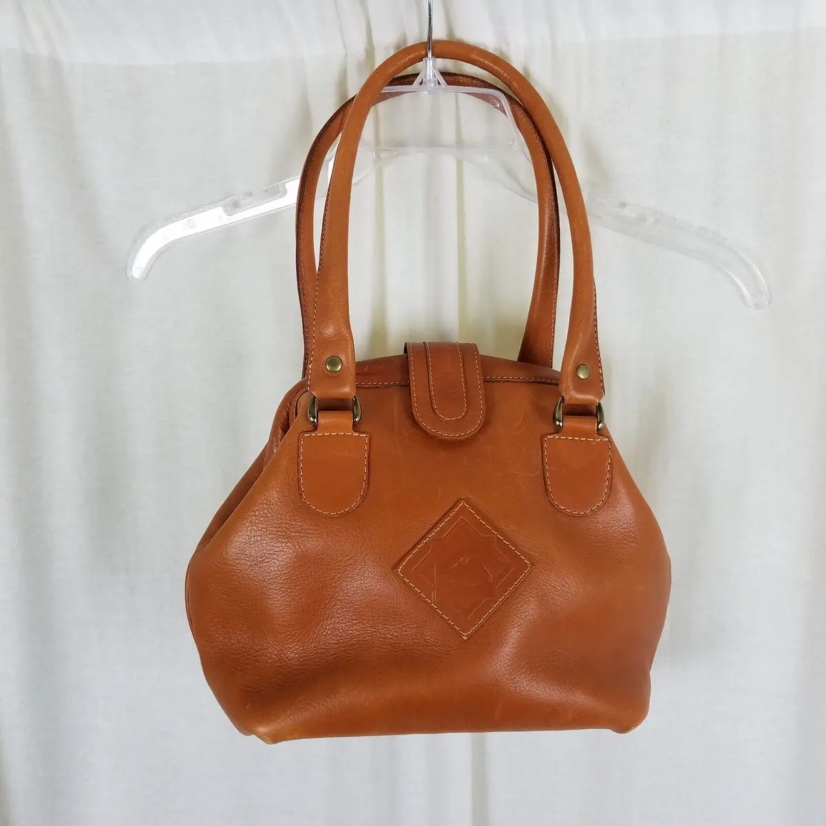 Vintage Katherine Ward Designer Imports Ltd Leather Tote Dr Style Bag Purse Usa 1