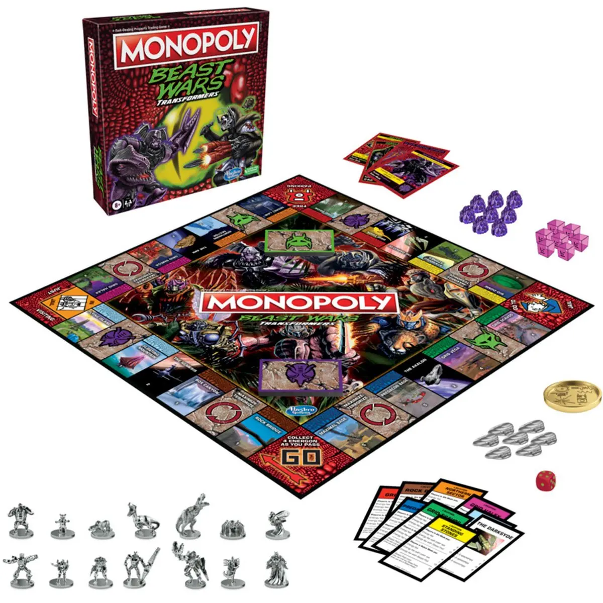 Hasbro Gaming - Monopoly: Beast Wars - Transformers Edition Board Game (F5269) Low Stock 1