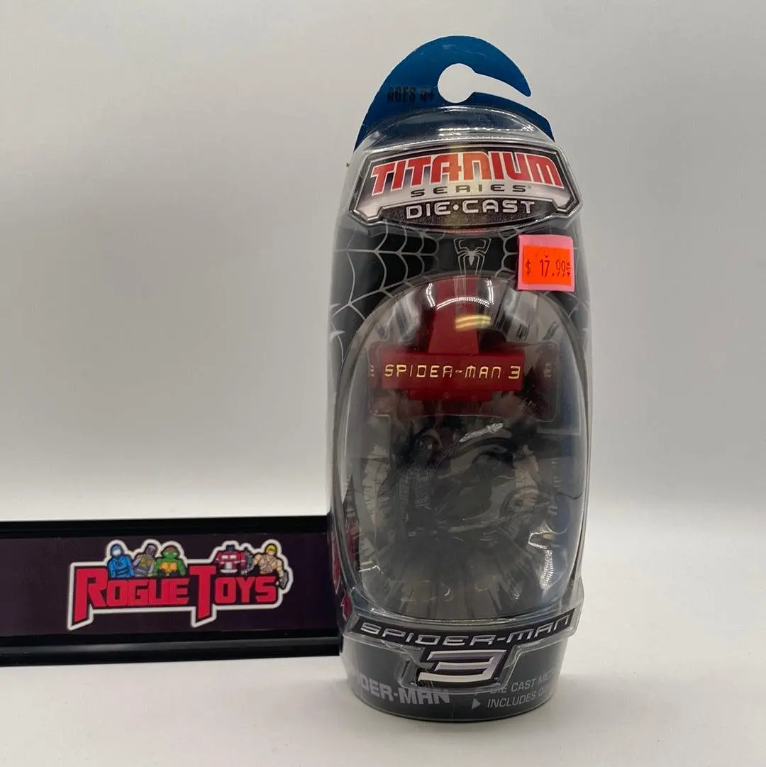 Hasbro Marvel Titanium Series Spider-Man 3 Spider-Man Die Cast Metal 1