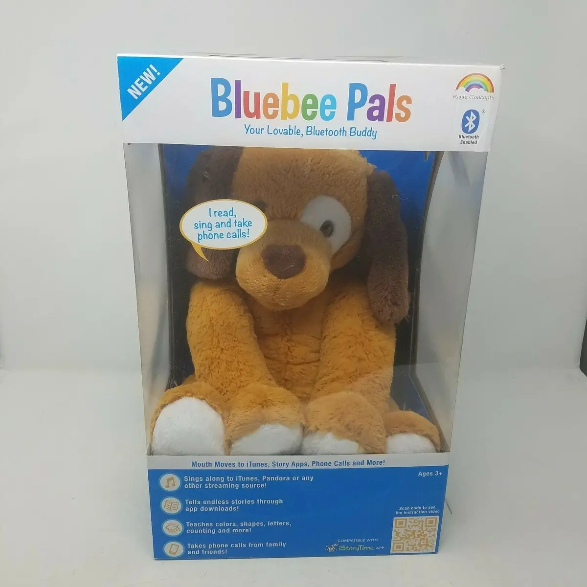 Bluebee Pals Interactive Stuffed Dog Plush Talking Educational Bluetooth Puppy 1