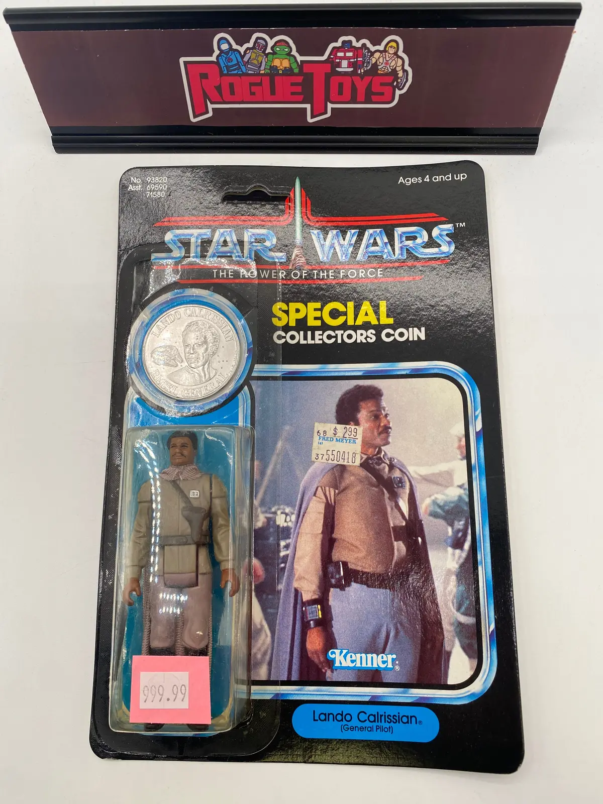Kenner 1984 Star Wars The Power Of The Force Special Collectors Coin Lando Calrissian (General Pilot) 1