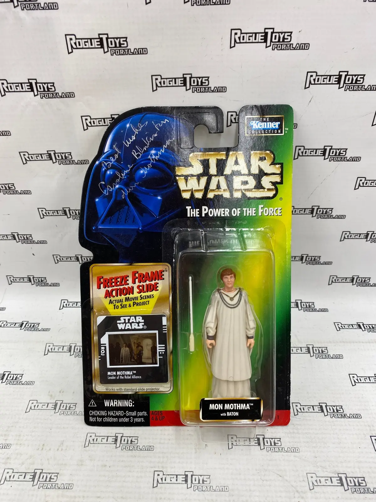 Autographed Star Wars Potf Mon Mothma 1