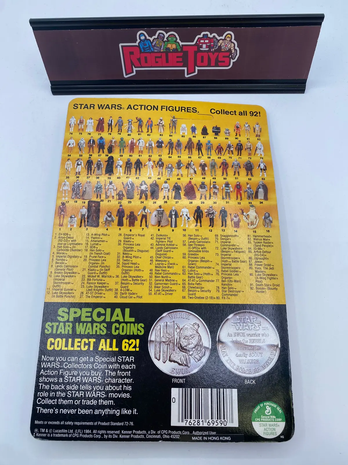 Kenner 1984 Star Wars The Power Of The Force Special Collectors Coin Luke Skywalker (Imperial Stormtrooper Outfit) 2