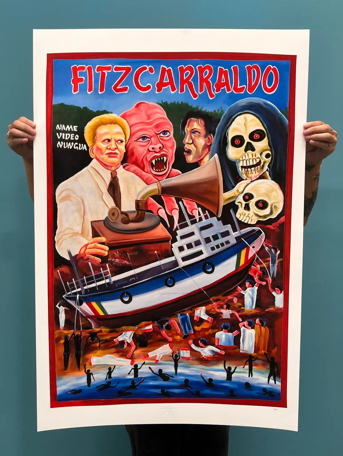 Fitzcarraldo - Limited Edition Archival Giclée Print From Static Medium By Nii Bi Ashitey 1