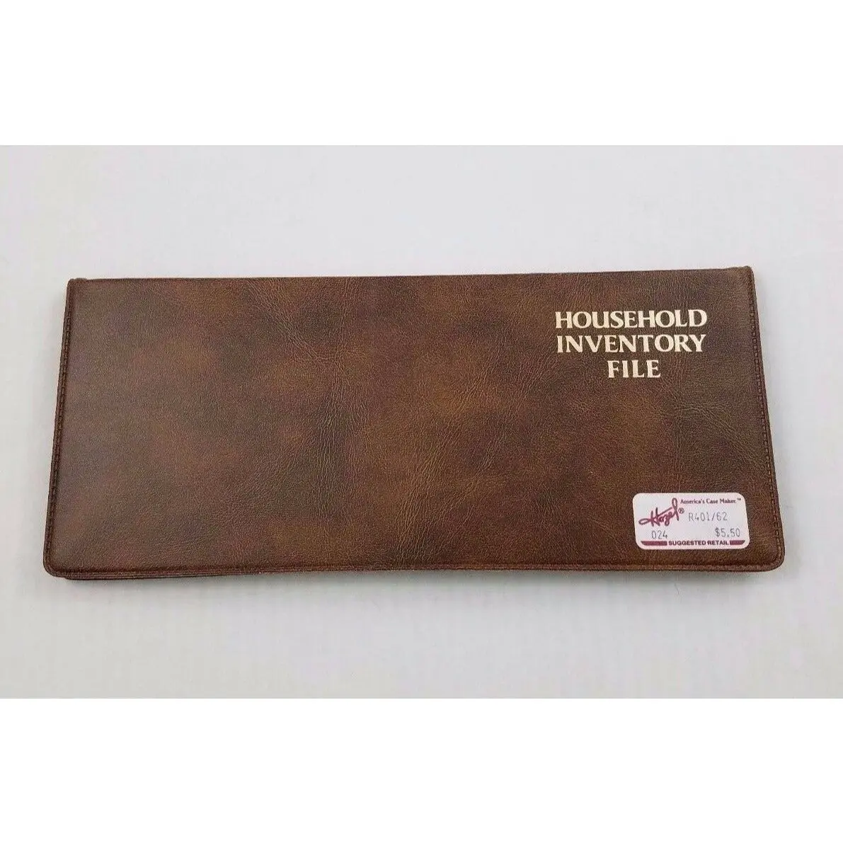 Vintage Hazel Case Household Inventory File Folder Binder 1984 New Old Stock 1