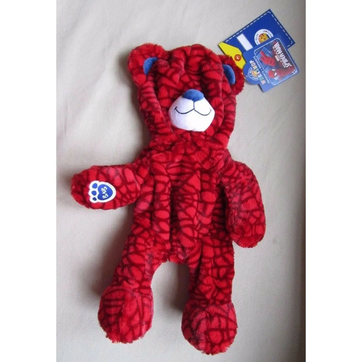 Nwt Build A Bear Marvel Comics Unstuffed Spiderman Full Size Plush Animal 18In 1