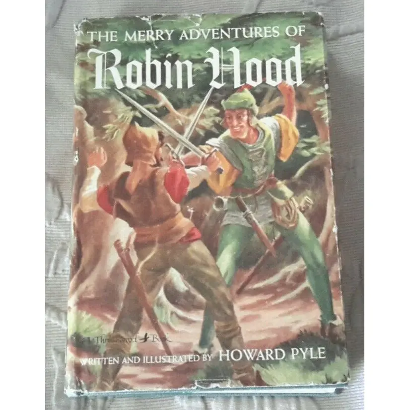 The Merry Adventures Of Robin Hood By Howard Pyle Thrushwood Gossett & Dunlap 1
