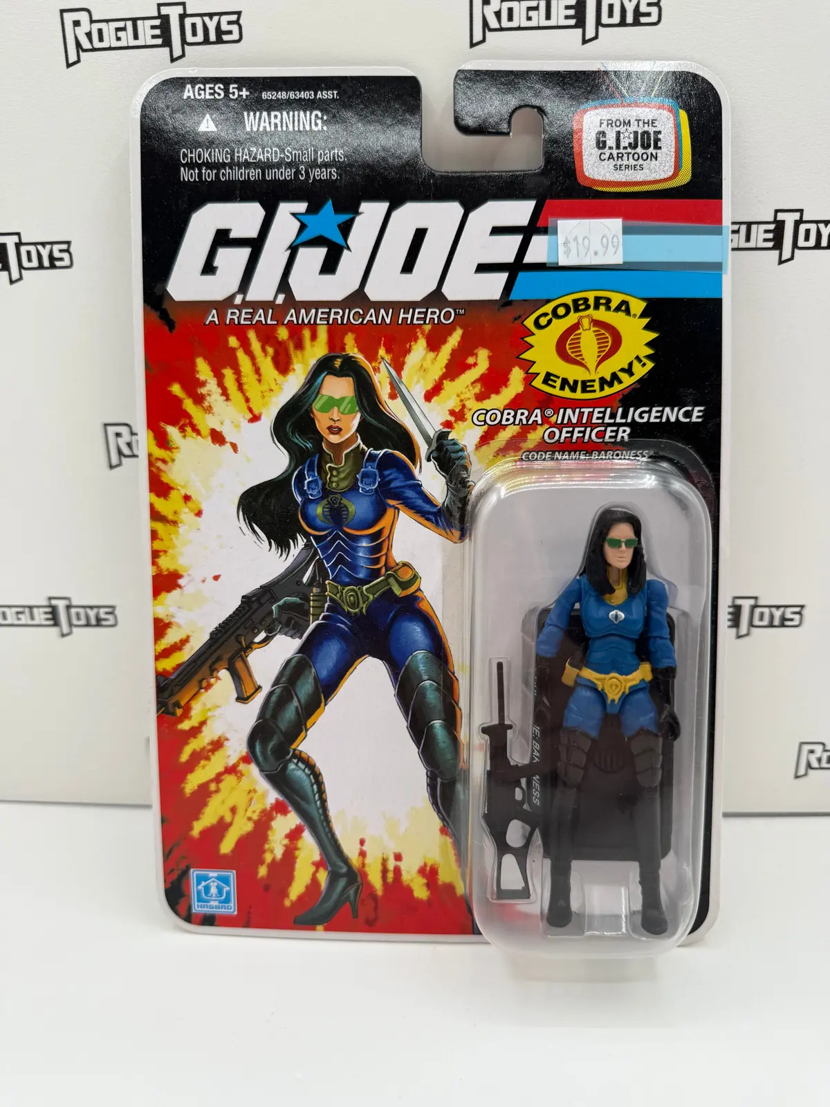 Hasbro G.I. Joe A Real American Hero (Arah) Cartoon Series Cobra Enemy! Cobra Intelligence Officer Baroness 1