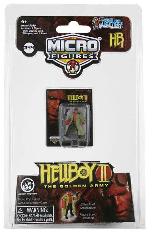 Worlds Smallest - Hellboy Ii (2): The Golden Army - Hellboy Micro Figure (99195) Low Stock 1
