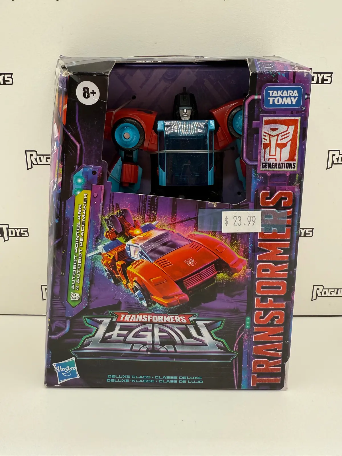Hasbro Transformers Legacy Deluxe Class Autobot Pointblank & Autobot Peacemaker 1