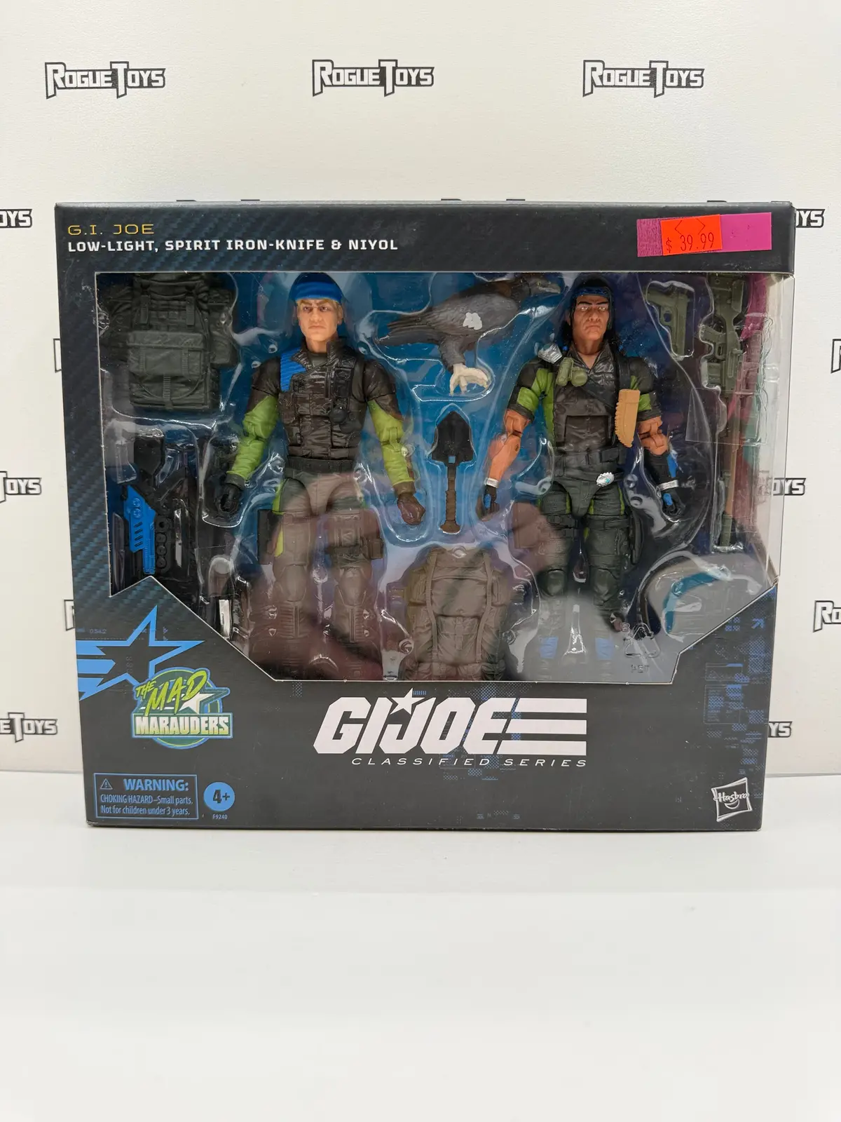 Hasbro G.I. Joe Classified Series The Mad Marauders G.I. Joe Low-Light, Spirit Iron-Knife & Niyol 1