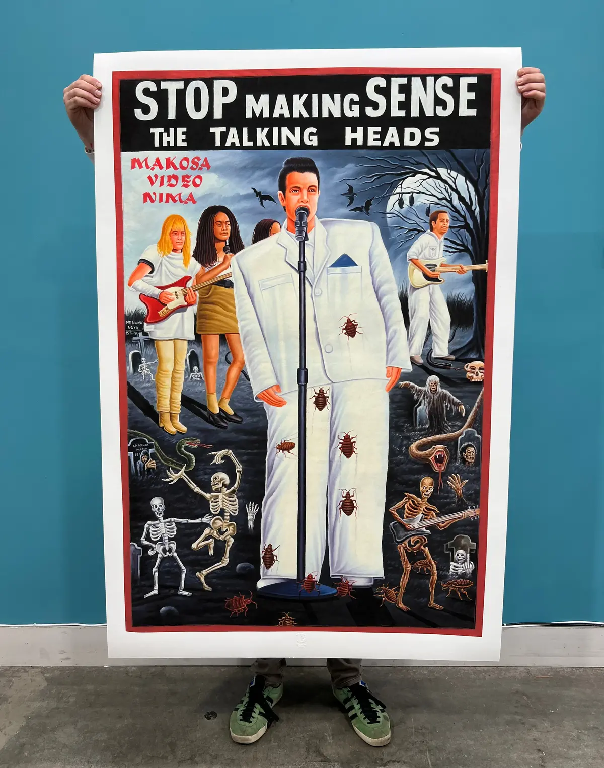 Stop Making Sense - 1:1 Archival Giclée Print From Static Medium By Mr. Nana Agyq (40X60”) 1