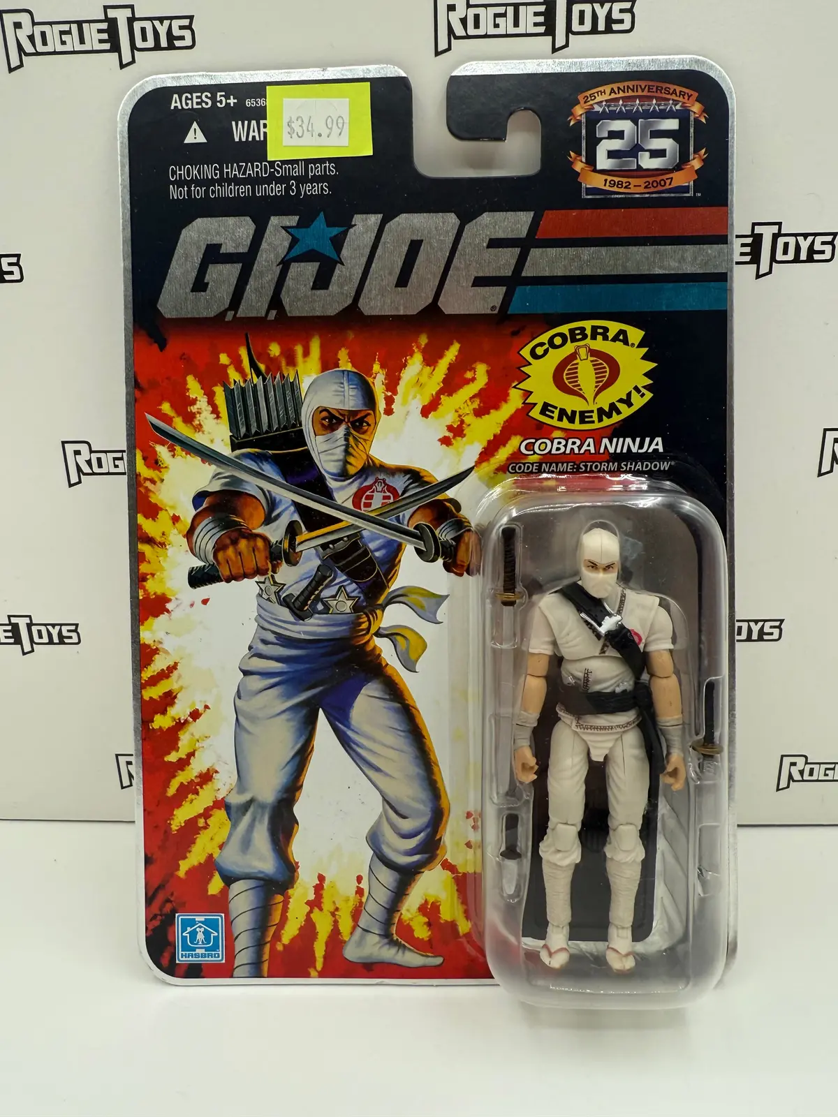 Hasbro G.I. Joe 25Th Anniversary Cobra Enemy! Cobra Ninja Storm Shadow 1