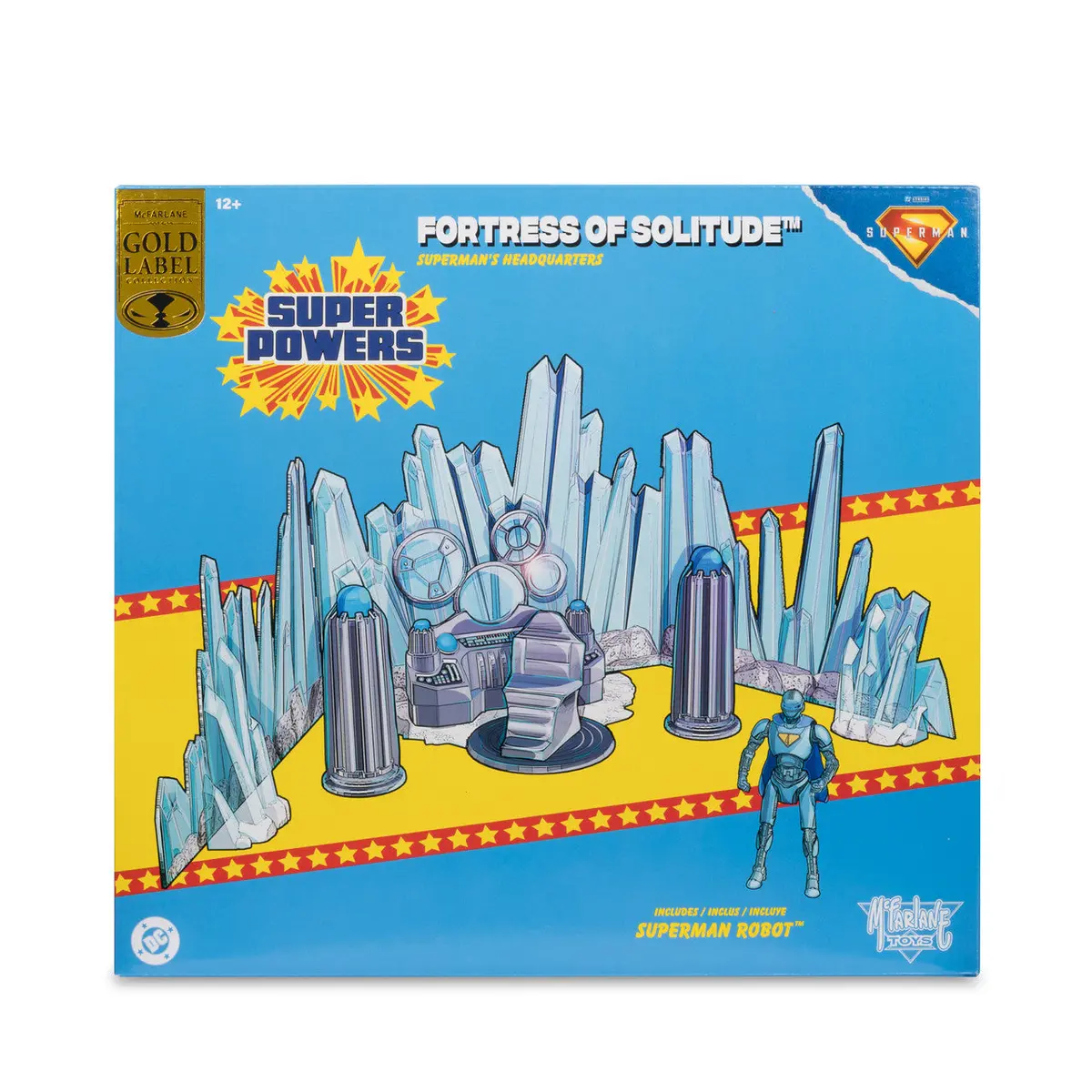 Mcfarlane Dc Super Powers: Fortress Of Solitude Headquarters & Robot 4 (Superman 2025) Gold Label 17527 1